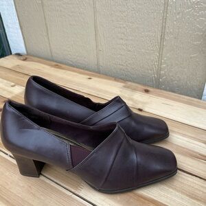 Comfort Plus by Predictions Dark Brown Heels